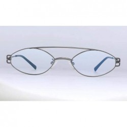 Oval Oval metal frame- men and women fashion personality frame glasses - D - CN18RW3QQWH $54.07