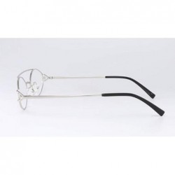 Oval Oval metal frame- men and women fashion personality frame glasses - D - CN18RW3QQWH $54.07