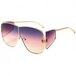 Shield Sunglasses Fashion Glasses Designer Vintage - Purple&pink - C018WMRU790 $28.31