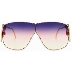 Shield Sunglasses Fashion Glasses Designer Vintage - Purple&pink - C018WMRU790 $10.41