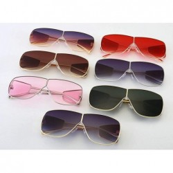 Shield Sunglasses Fashion Glasses Designer Vintage - Purple&pink - C018WMRU790 $10.41