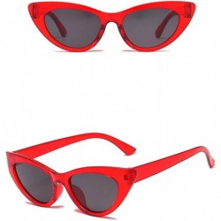 Oversized Classic style Cat's Eye Shape Sunglasses for Women PC AC UV400 Sunglasses - Style 5 - CR18SZUG9NN $17.40