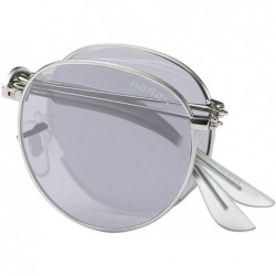 Rectangular Unisex Anti-UV Folded Polarized Sunglasses- Summer Folding Glasses For Daily Use - Green - CO196AE2OUN $10.71