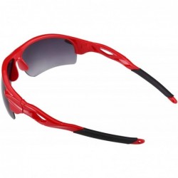 Sport The Allstars" 3 Pair of our Most Popular Bifocal Sport Wrap Unisex Sunglasses - Brown/Red - C318YNS7Y43 $25.84