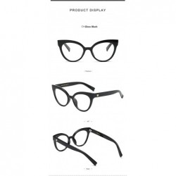 Rimless Sexy Cat Eye Optical Glasses Frame Women Brand Designer Spectacles Eyeglasses - Gloss Black - CV1885O85HW $13.14