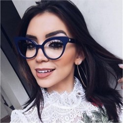 Rimless Sexy Cat Eye Optical Glasses Frame Women Brand Designer Spectacles Eyeglasses - Gloss Black - CV1885O85HW $13.14