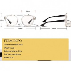 Rimless Oversized Polarized Sunglasses REYO Protection - clear - CV18NX8MDQA $9.33