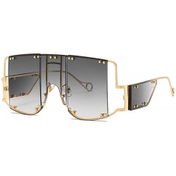 Rectangular Rihanna Sunglasses Oversized sunglasses sunglaases - 4 - CH19548C0X4 $11.41