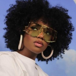 Rectangular Rihanna Sunglasses Oversized sunglasses sunglaases - 4 - CH19548C0X4 $11.41