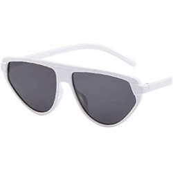 Sport Polarized Sunglasses Radiation Protection - White - C718S0T8X8M $17.94