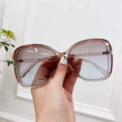 Oversized Oversized Sunglasses for Women Shades Big Round Sun Glasses Eyewear UV400 - Grey Black - CO1906DRORN $14.87