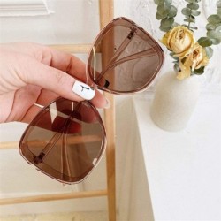 Oversized Oversized Sunglasses for Women Shades Big Round Sun Glasses Eyewear UV400 - Grey Black - CO1906DRORN $14.87