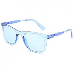 Wrap Sunglasses for Women and Men - Retro Plastic Frame Shades Eyewear UV Protection Sun Glasses - C - CA190DK4I2W $10.02
