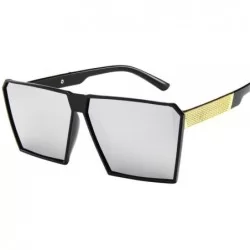 Aviator Sunglasses - Fashion Women Man Oversized Square Sunglasses Vintage Retro Sun Glasses (A) - A - CN18DSXANUL $7.53