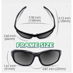 Sport Sport Polarized UV400 Bicycle Men Women Cycling Sunglasses Fishing Running Eyeware - Black - CH18EZKY7A4 $14.47