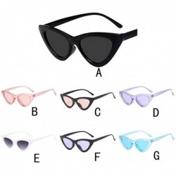 Aviator Unisex Vintage Eye Sunglasses-Retro Eyewear Fashion Radiation Protection - B - CA18OA42LGM $11.32