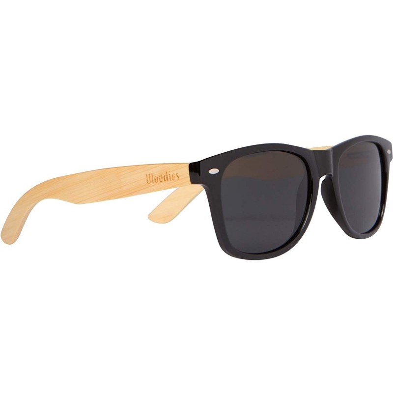 Rimless Wood Sunglasses with Polarized Lens in Bamboo Tube Packaging - Bamboo - CQ18WS73LC3 $41.28