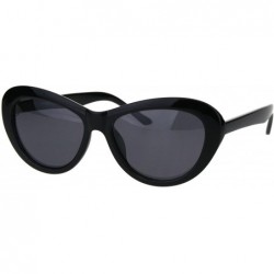 Butterfly Womens Polarized Designer Fashion Plastic Butterfly Light Weight Sunglasses - All Black - CB18H6RDGG4 $18.63