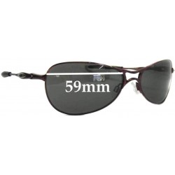 Oval Replacement Sunglass Lenses fits Oakley Crosshair S Womens 59mm Wide - C318HENDT5N $47.80