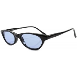 Cat Eye 70s 80s Vintage Womens Cat Eye Sunglasses - Black / Blue - C118ECEX7RZ $11.91