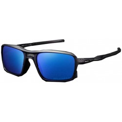 Sport Sports Sunglasses High-end Ultra-Light TR90 Frame True Membrane Polarization Outdoor - Black and Blue - CW18YZZXHXQ $28.17
