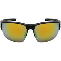 Sport Men Semi-rimless Glasses Rectangular Sports Sunglasses for Men 570115 - CA18L5X8G3X $12.51