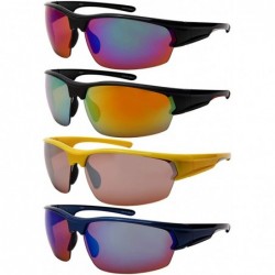 Sport Men Semi-rimless Glasses Rectangular Sports Sunglasses for Men 570115 - CA18L5X8G3X $12.51