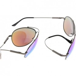 Square Large Bifocal Sunglasses Polit Style Sunshine Readers with Bendable Memory Bridge and Arm - CU18036IZW4 $23.83