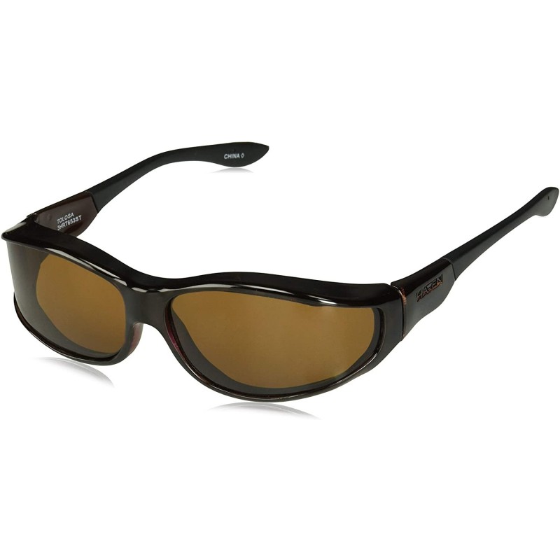 Oval Haven Fits Over Sunwear Tolosa Over-Prescription Sunglasses-Tortoise Frame/Amber Lens-one size - CV11418SUYR $29.61