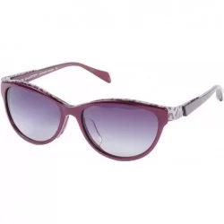Oval Shaunee - Fashionable handmade polarized sunglasses for Asian faces. With gradient polarized lenses - C011TYPPTPF $60.02
