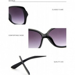Oversized Unisex Polarized Sunglasses AC Lens Full Frame Fashion Glasses UV400 Protection for Festival-Cycling-Fishing - CT18...