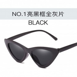 Aviator Cute Sexy Cat Eye Sunglasses Women Metal Retro Small Vintage Female Classic Sun Glasses - 18 - CO198ZWI3LS $29.60