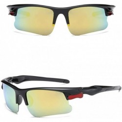 Sport Polarized Protection Sunglasses Semi rimless Rectangle - Beige - CK1902AT6I8 $14.81
