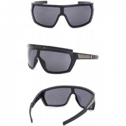 Oversized 2020 New Sport Sunglasses Men One-Piece Oversize Goggle Sun Glasses Fashion Men Flat Top Glasses Windproof UV400 - ...