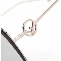 Aviator Sunglasses big frame eyebrow sunglasses- fashion sunglasses ladies - A - C718S83OANL $31.06