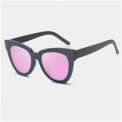 Oversized Oversized Cat Eye Sunglasses for Women Driving Goggles UV400 - C4 Gray Pink - CX1987A4YED $21.37