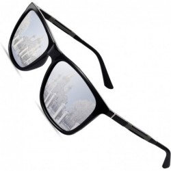 Wayfarer Fashion Sunglasses For Men Women Night Vision Driving Glasses Polarized Anti-glare Vintage Sun Glasses - CV18EI4RMTS...