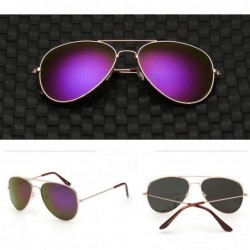 Oversized Polarized Sunglasses for Men Women - and Vintage Oversize Metal Frame UV Protection Sunglasses Mirror Eyewears - C1...
