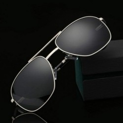 Goggle Unisex Men Women Fashion Polarized Sunglasses Foldable Easy Carry Eyewear Sunglasses - Black - CU18WRAHXEN $12.70