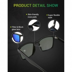 Sport Polarized Sport Sunglasses UV Protection Driving Fishing Sports Sun Glasses for Men Women - C518W37OOY3 $19.18
