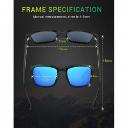 Sport Polarized Sport Sunglasses UV Protection Driving Fishing Sports Sun Glasses for Men Women - C518W37OOY3 $19.18