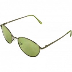 Oval TU9314 Retro Oval Fashion Sunglasses - Green - CD11CB13A27 $17.69