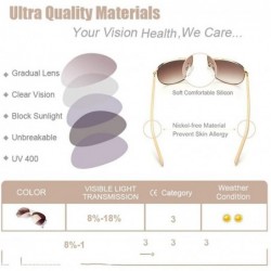Aviator Luxury Brand Design Ultralight Polarized Sunglasses Women 2019 Men Brown - Brown - C818YZWCDZM $12.83