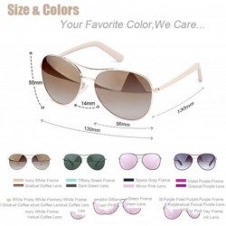 Aviator Luxury Brand Design Ultralight Polarized Sunglasses Women 2019 Men Brown - Brown - C818YZWCDZM $12.83