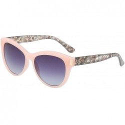 Oval Pouch Giselle Exquisite Butterfly Frame Women's Sunglasses - 22253-light-pink-smoke-lens - CE18RRTZMS3 $17.69
