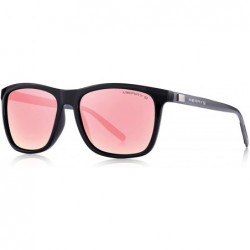 Wayfarer Unisex Polarized Aluminum Sunglasses Vintage Sun Glasses For Men/Women S8286 - Pink Mirror - C718L65H3YC $23.20