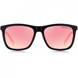 Wayfarer Unisex Polarized Aluminum Sunglasses Vintage Sun Glasses For Men/Women S8286 - Pink Mirror - C718L65H3YC $10.68