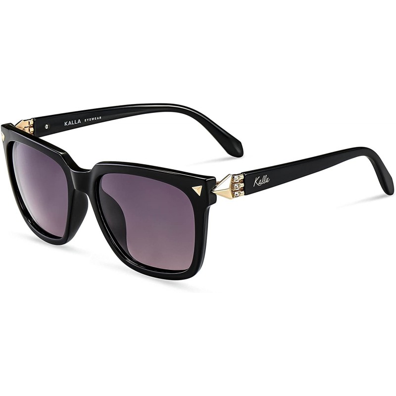 Shield KL2617C1 Women Ultra Lightweight Trapezoidal Sunglasses Polarized UV400 Protection Fashion Eyewear - C5196Y53ZOX $11.94
