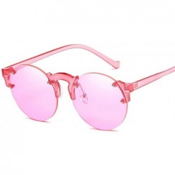 Aviator Fashion Rimless Sunglasses Women Brand Design Female Sun Glasses Ladies 1 - 3 - CL18XGESHC0 $11.24