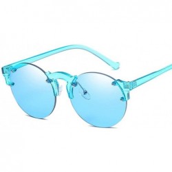 Aviator Fashion Rimless Sunglasses Women Brand Design Female Sun Glasses Ladies 1 - 3 - CL18XGESHC0 $11.24